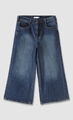 Jeans Culotte Azul Acero Lavado,AZUL MARINO